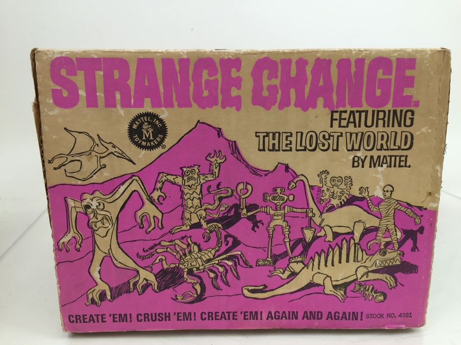 A Strange Change Toy Featuring THE LOST WORLD 16 Time Capsules Mattel 4581 Vintage 1967 With Box [Photo 10]
