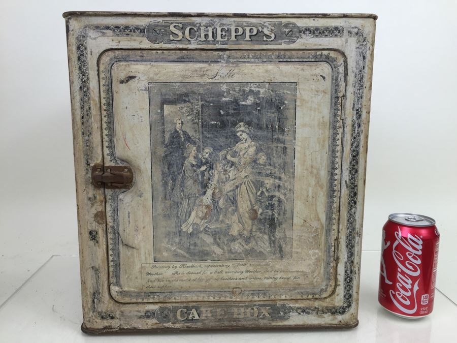 Vintage Schepp's Cake Box