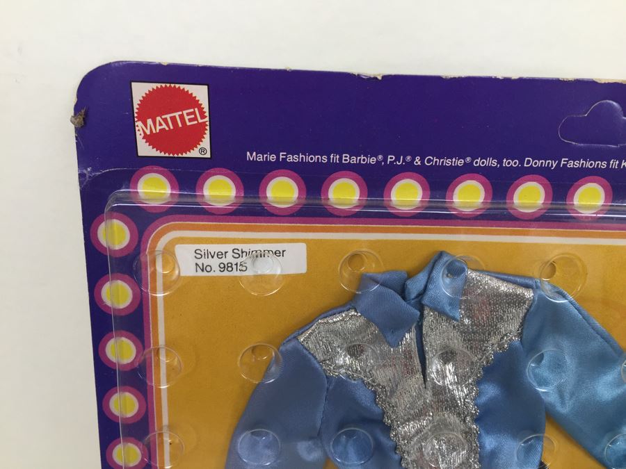 Donny & Marie Osmond Doll Action Figure Fashions 'Silver Shimmer', 'Deepest Purple', 'South 'O The Border' Mattel New On Card Vintage 1976 [Photo 4]