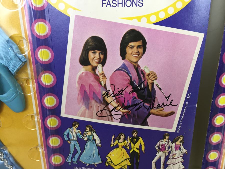Donny & Marie Osmond Doll Action Figure Fashions 'Silver Shimmer', 'Deepest Purple', 'South 'O The Border' Mattel New On Card Vintage 1976 [Photo 7]