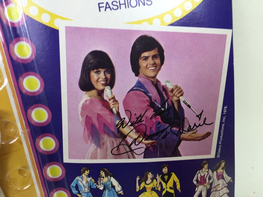 Donny & Marie Osmond Doll Action Figure Fashions 'Silver Shimmer', 'Deepest Purple', 'South 'O The Border' Mattel New On Card Vintage 1976 [Photo 15]