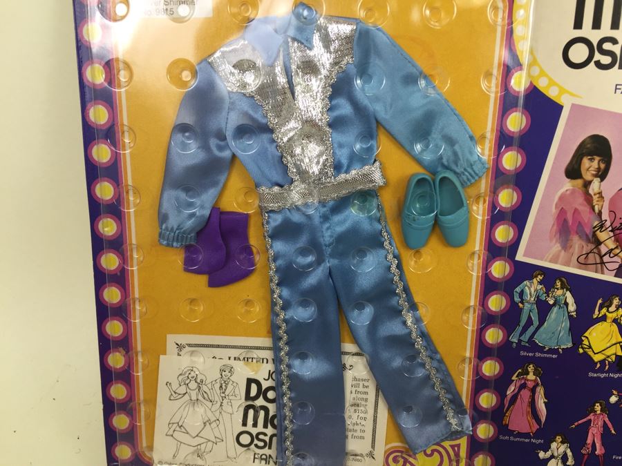 Donny & Marie Osmond Doll Action Figure Fashions 'Silver Shimmer', 'Deepest Purple', 'South 'O The Border' Mattel New On Card Vintage 1976 [Photo 3]