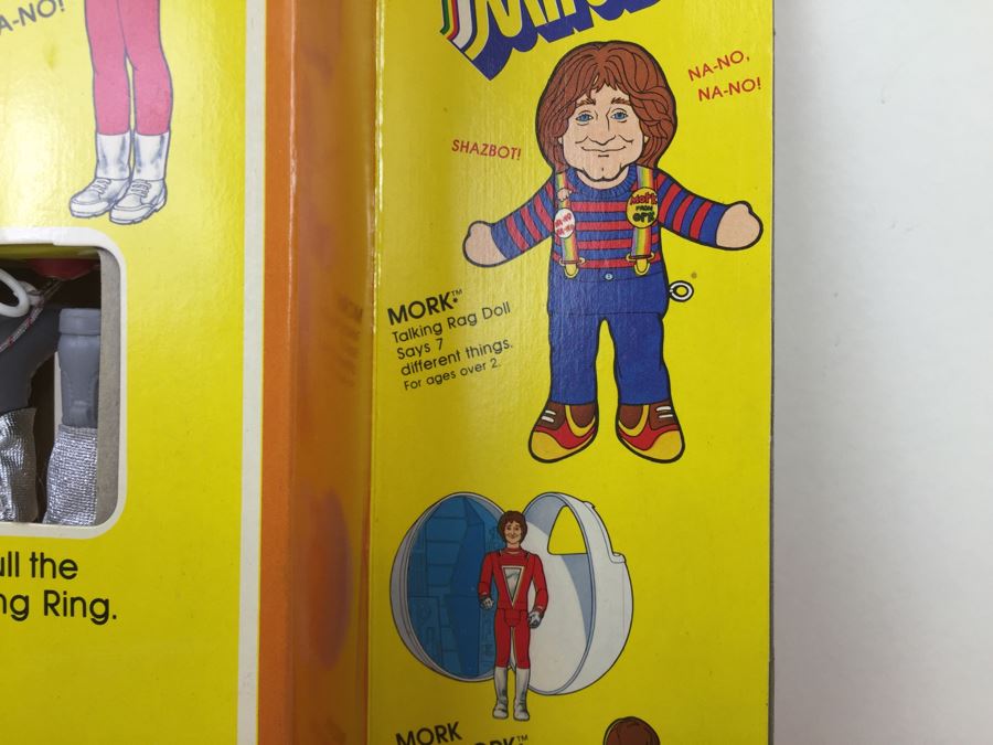 Mork & Mindy Robin Williams As Mork With Talking Spacepack Mattel 1276 New In Box Vintage 1979 [Photo 13]