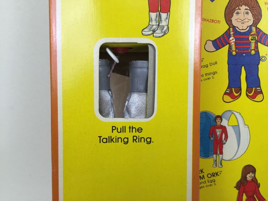 Mork & Mindy Robin Williams As Mork With Talking Spacepack Mattel 1276 New In Box Vintage 1979 [Photo 11]