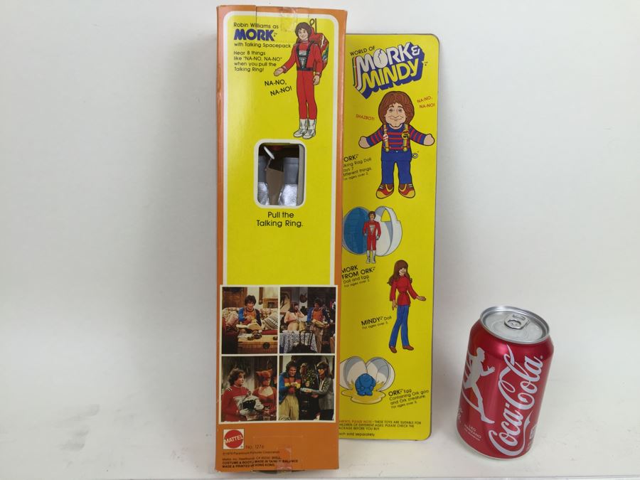 Mork & Mindy Robin Williams As Mork With Talking Spacepack Mattel 1276 New In Box Vintage 1979 [Photo 2]