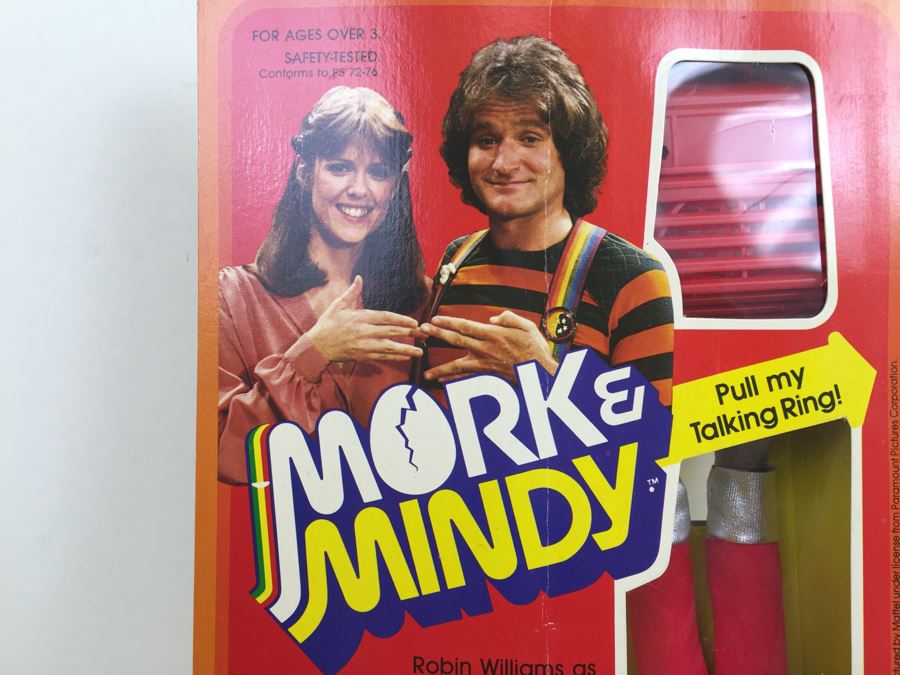 Mork & Mindy Robin Williams As Mork With Talking Spacepack Mattel 1276 New In Box Vintage 1979 [Photo 4]