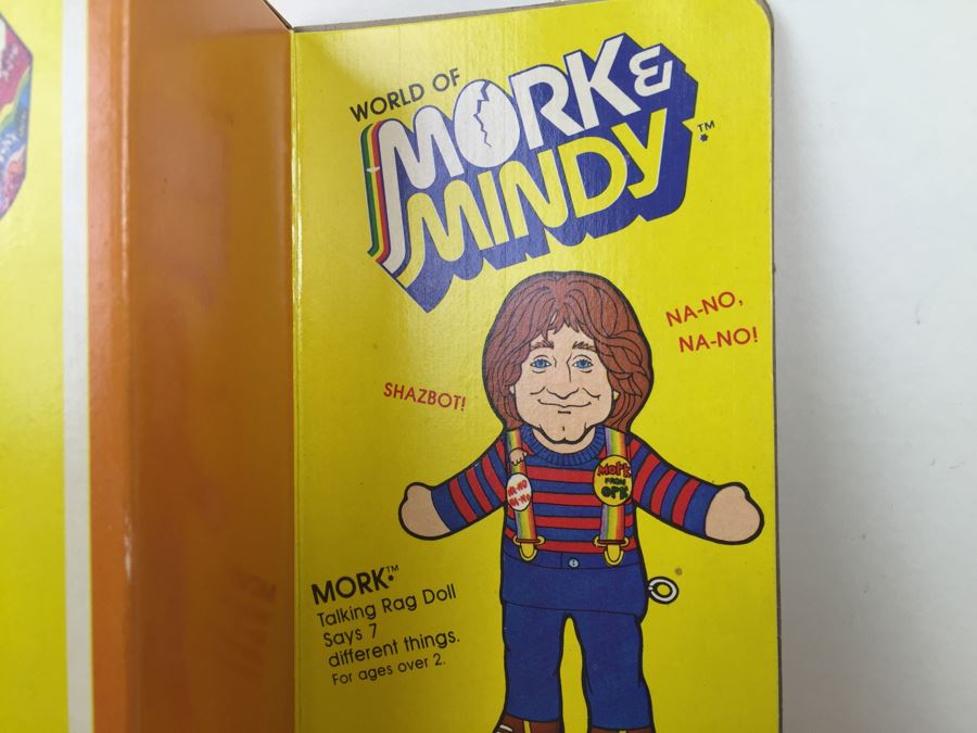Mork & Mindy Robin Williams As Mork With Talking Spacepack Mattel 1276 New In Box Vintage 1979 [Photo 12]