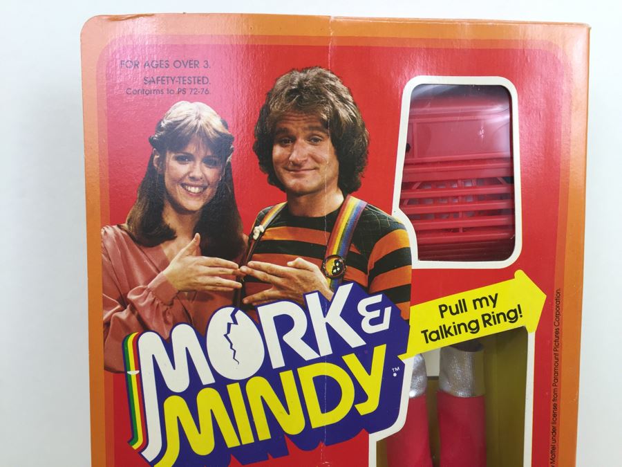 Mork & Mindy Robin Williams As Mork With Talking Spacepack Mattel 1276 New In Box Vintage 1979 [Photo 3]