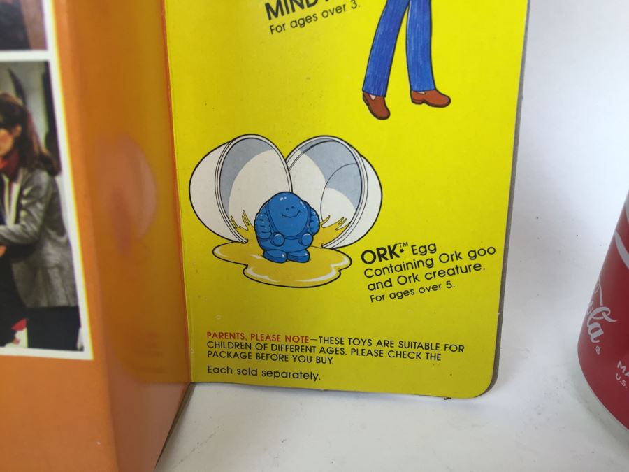 Mork & Mindy Robin Williams As Mork With Talking Spacepack Mattel 1276 New In Box Vintage 1979 [Photo 15]