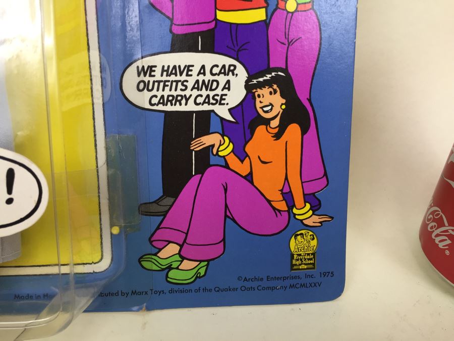 MARX TOYS The Archies 'Betty' HK 9026 New On Card Vintage 1975 [Photo 3]