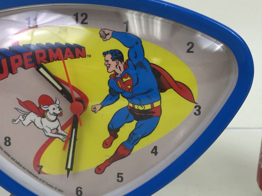 Recent 2001 Superman Clock DC Comics [Photo 7]