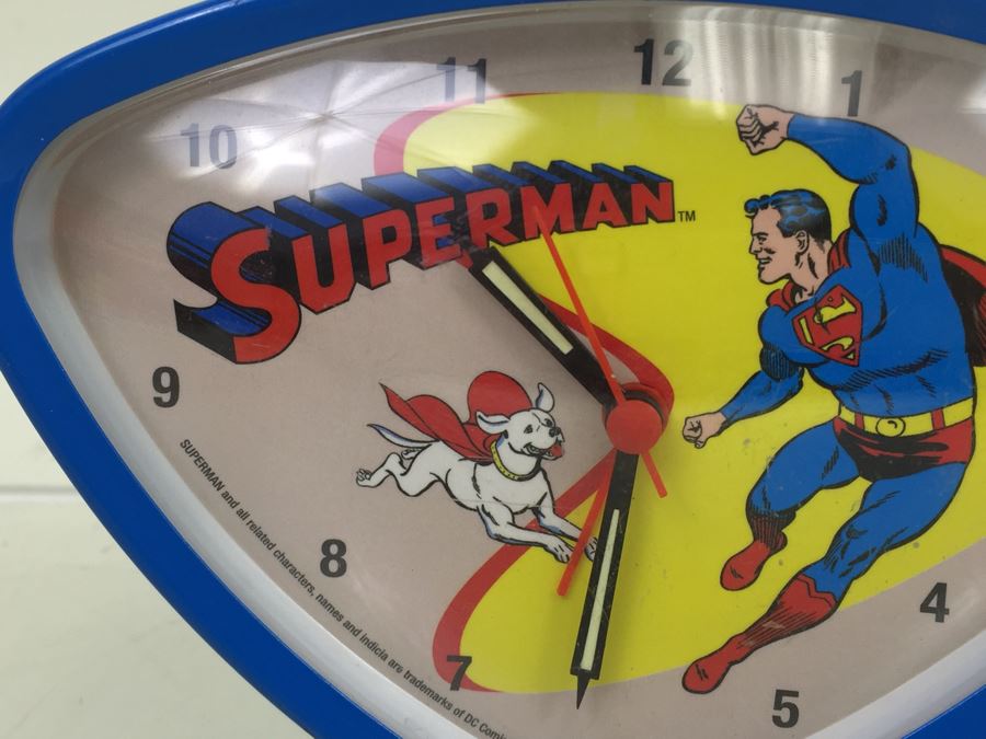 Recent 2001 Superman Clock DC Comics [Photo 6]
