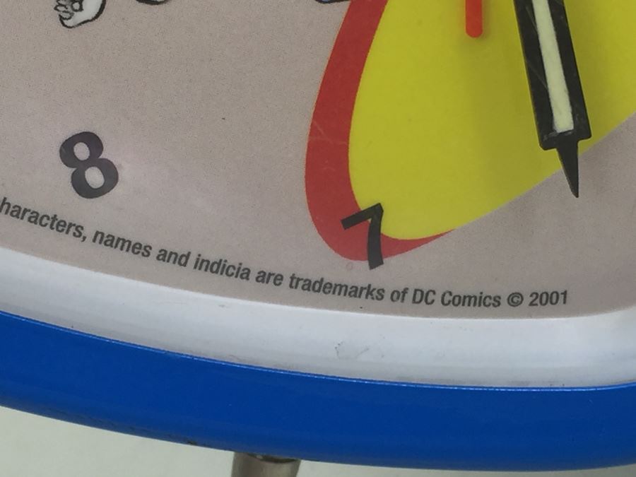 Recent 2001 Superman Clock DC Comics [Photo 9]