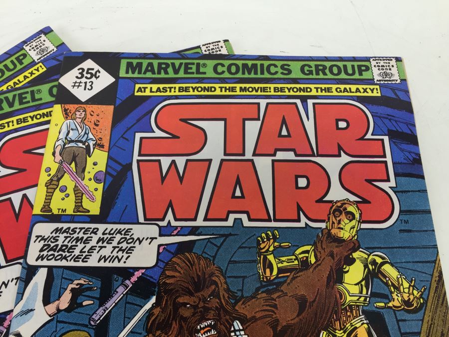 (3) STAR WARS Marvel Comics Comic Books #13 Diamond 35 Cent Vintage 1978 [Photo 2]