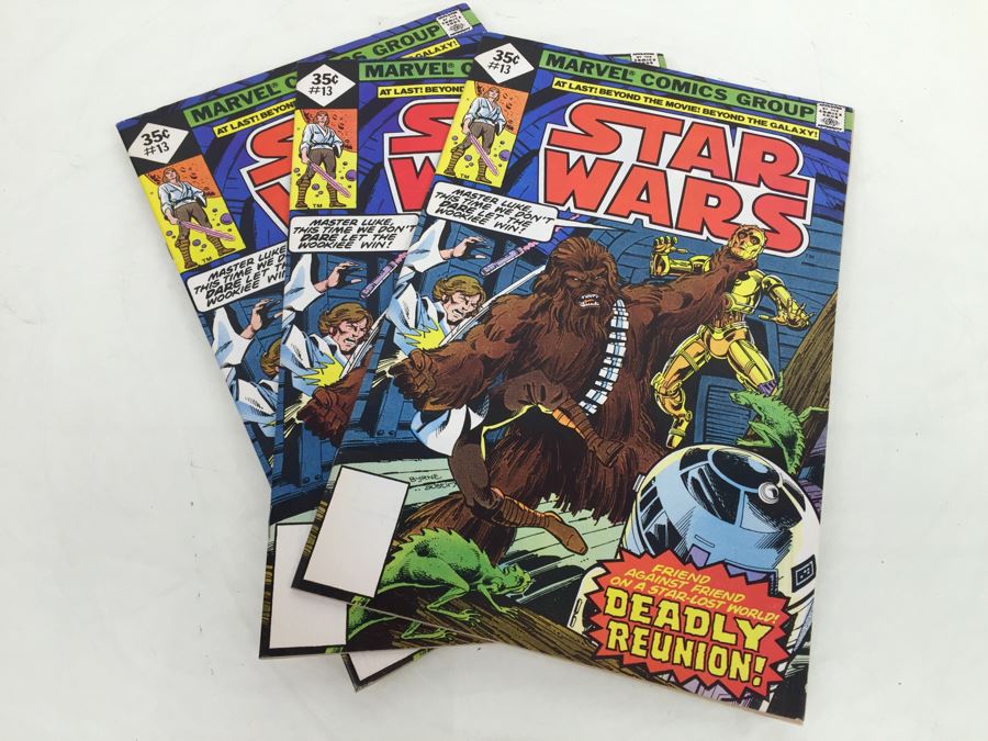 (3) STAR WARS Marvel Comics Comic Books #13 Diamond 35 Cent Vintage 1978 [Photo 1]