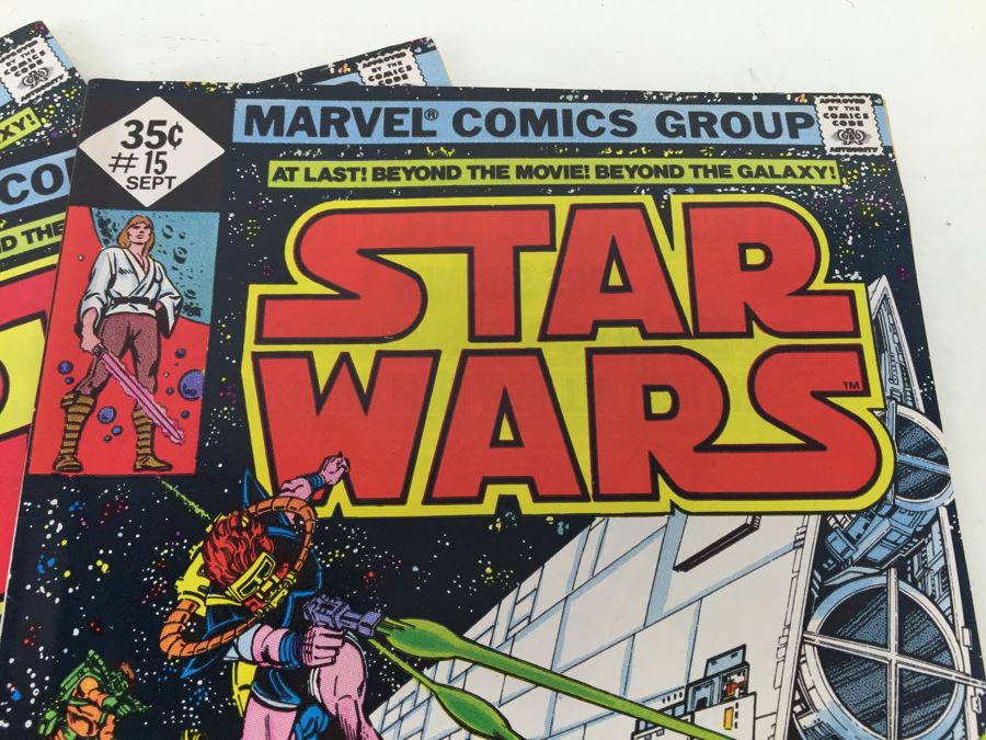 (3) STAR WARS Marvel Comics Comic Books #15 Diamond 35 Cent Vintage 1978 [Photo 2]