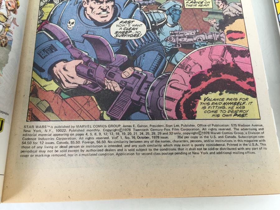 (3) STAR WARS Marvel Comics Comic Books #16 Diamond 35 Cent Vintage 1978 [Photo 10]