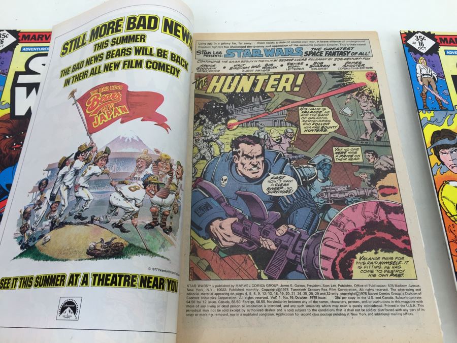 (3) STAR WARS Marvel Comics Comic Books #16 Diamond 35 Cent Vintage 1978 [Photo 3]