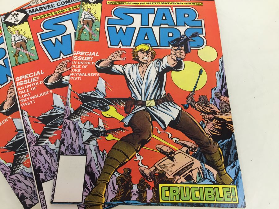 (3) STAR WARS Marvel Comics Comic Books #17 Diamond 35 Cent Vintage 1978 [Photo 7]