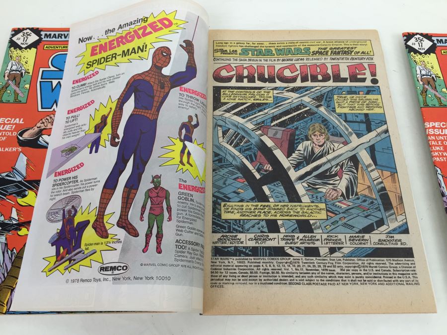 (3) STAR WARS Marvel Comics Comic Books #17 Diamond 35 Cent Vintage 1978 [Photo 3]