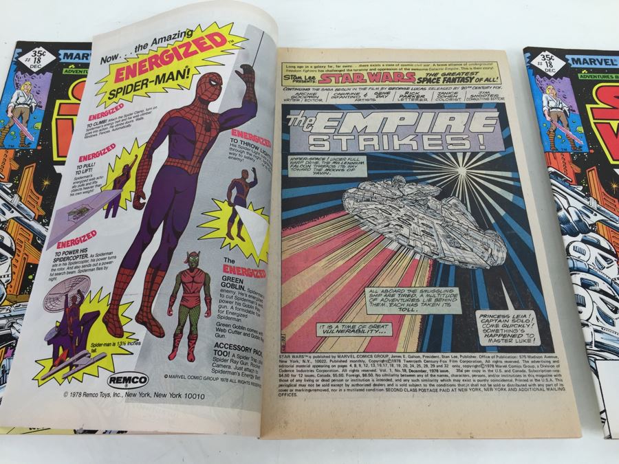 (3) STAR WARS Marvel Comics Comic Books #18 Diamond 35 Cent Vintage 1978 [Photo 3]