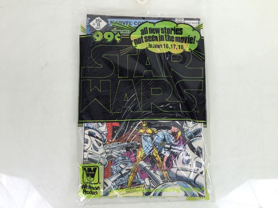 STAR WARS Marvel Comics Comic Books SEALED 3-Pack Issues #16,#17 And #18 Diamond 35 Cent Vintage 1978 [Photo 1]
