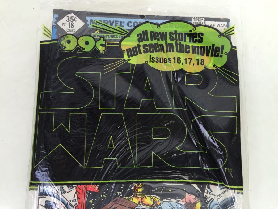 STAR WARS Marvel Comics Comic Books SEALED 3-Pack Issues #16,#17 And #18 Diamond 35 Cent Vintage 1978 [Photo 2]