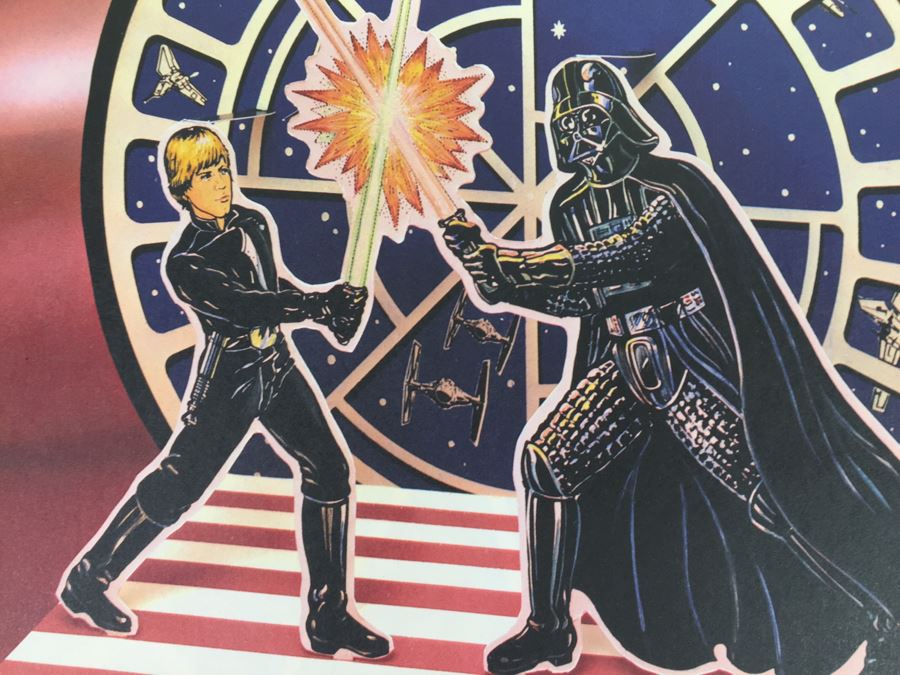 STAR WARS Return Of The JEDI Centerpiece Designware Drawing Board Greeting Cards New Old Stock Vintage 1983 [Photo 3]