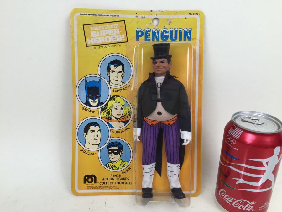 MEGO PENGUIN 8' Action Figure New On Card No. 51350 Vintage 1977 DC Comics [Photo 1]