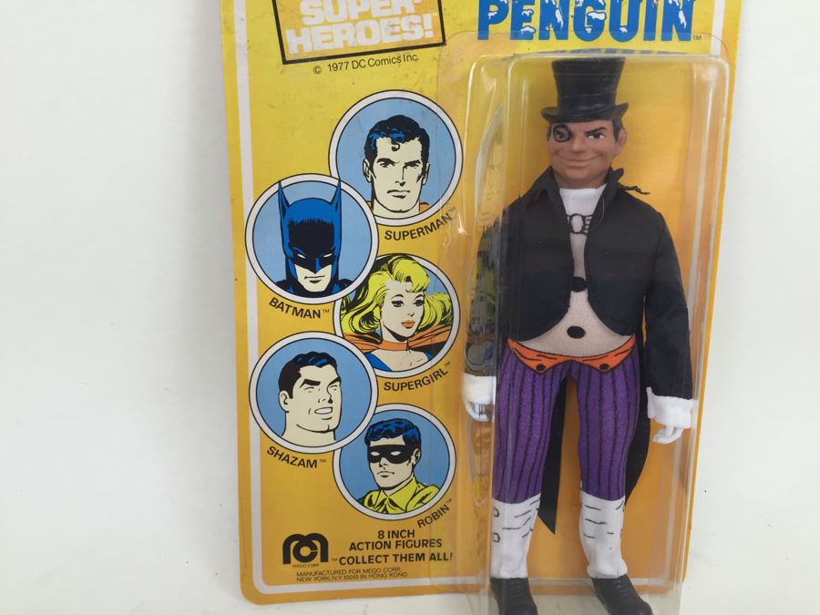 MEGO PENGUIN 8' Action Figure New On Card No. 51350 Vintage 1977 DC Comics [Photo 11]