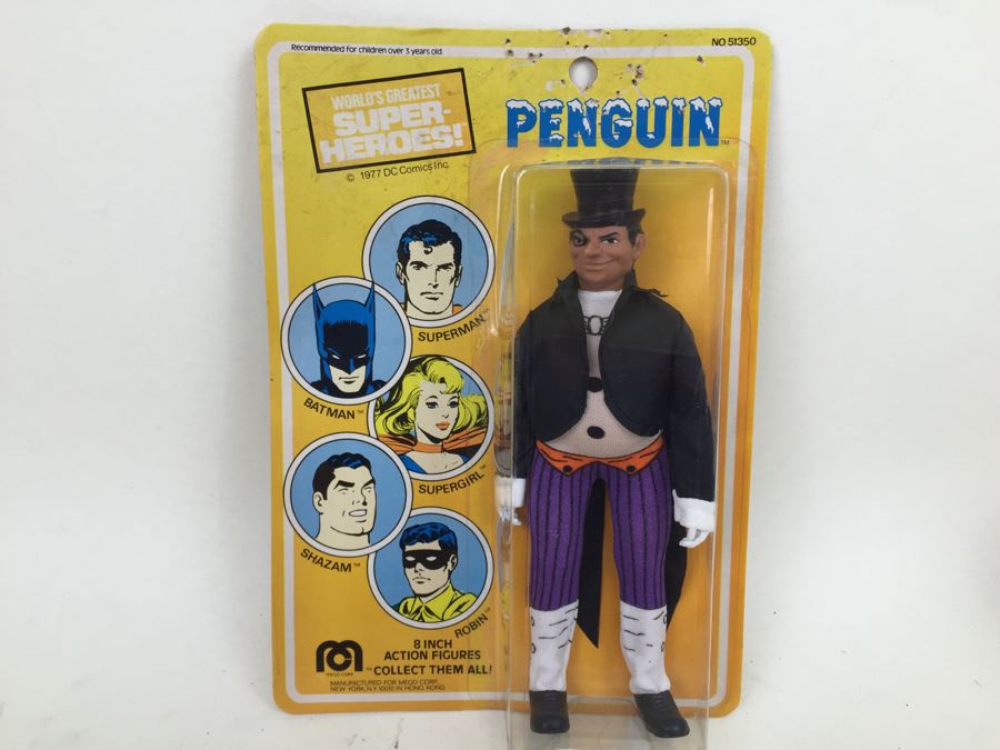 MEGO PENGUIN 8' Action Figure New On Card No. 51350 Vintage 1977 DC Comics [Photo 4]