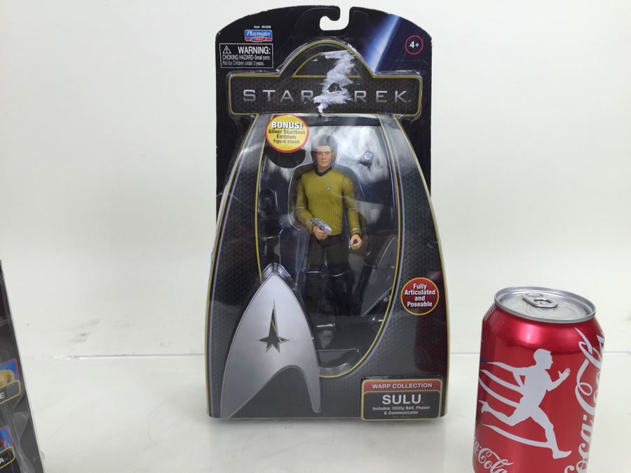 (9) STAR TREK Playmates Action Figures New In Packaging SPOCK, ORIGINAL SPOCK, CAPTAIN KIRK, + More From 2009 [Photo 35]