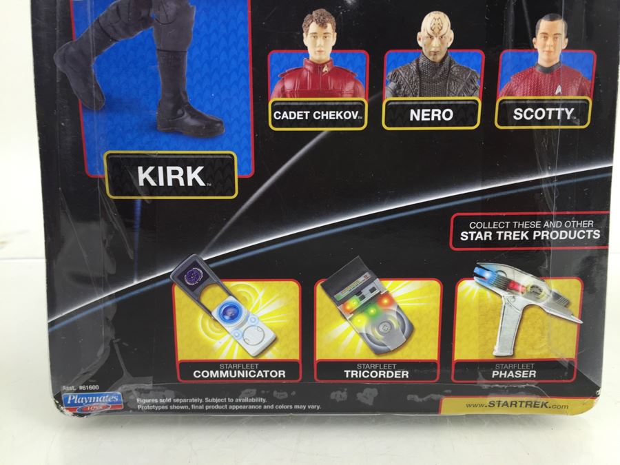 (9) STAR TREK Playmates Action Figures New In Packaging SPOCK, ORIGINAL SPOCK, CAPTAIN KIRK, + More From 2009 [Photo 43]
