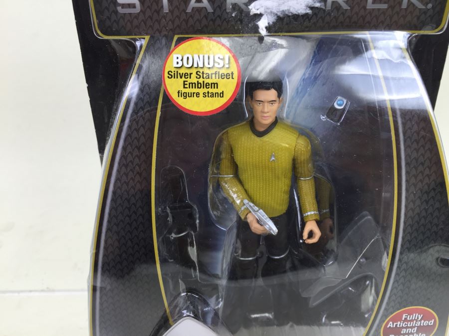 (9) STAR TREK Playmates Action Figures New In Packaging SPOCK, ORIGINAL SPOCK, CAPTAIN KIRK, + More From 2009 [Photo 37]