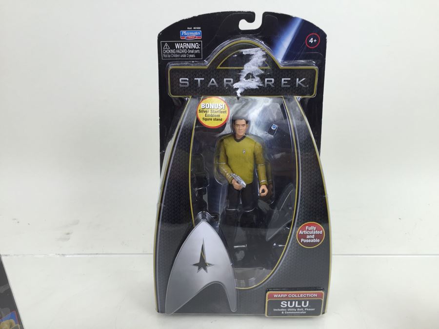 (9) STAR TREK Playmates Action Figures New In Packaging SPOCK, ORIGINAL SPOCK, CAPTAIN KIRK, + More From 2009 [Photo 36]