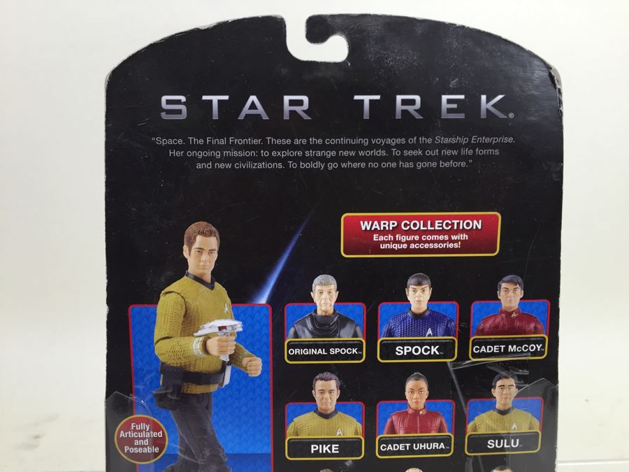 (9) STAR TREK Playmates Action Figures New In Packaging SPOCK, ORIGINAL SPOCK, CAPTAIN KIRK, + More From 2009 [Photo 42]
