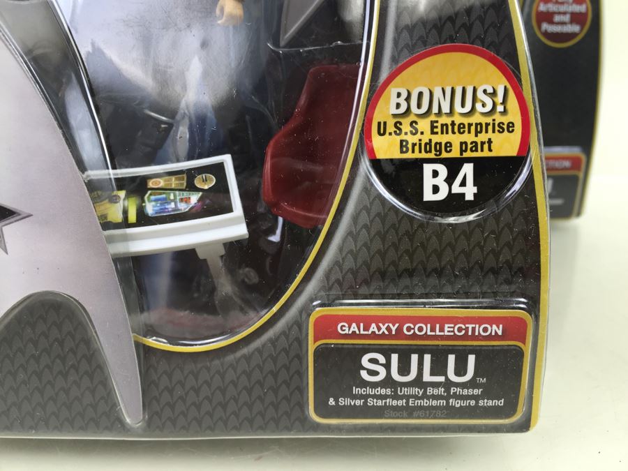 (9) STAR TREK Playmates Action Figures New In Packaging SPOCK, ORIGINAL SPOCK, CAPTAIN KIRK, + More From 2009 [Photo 29]