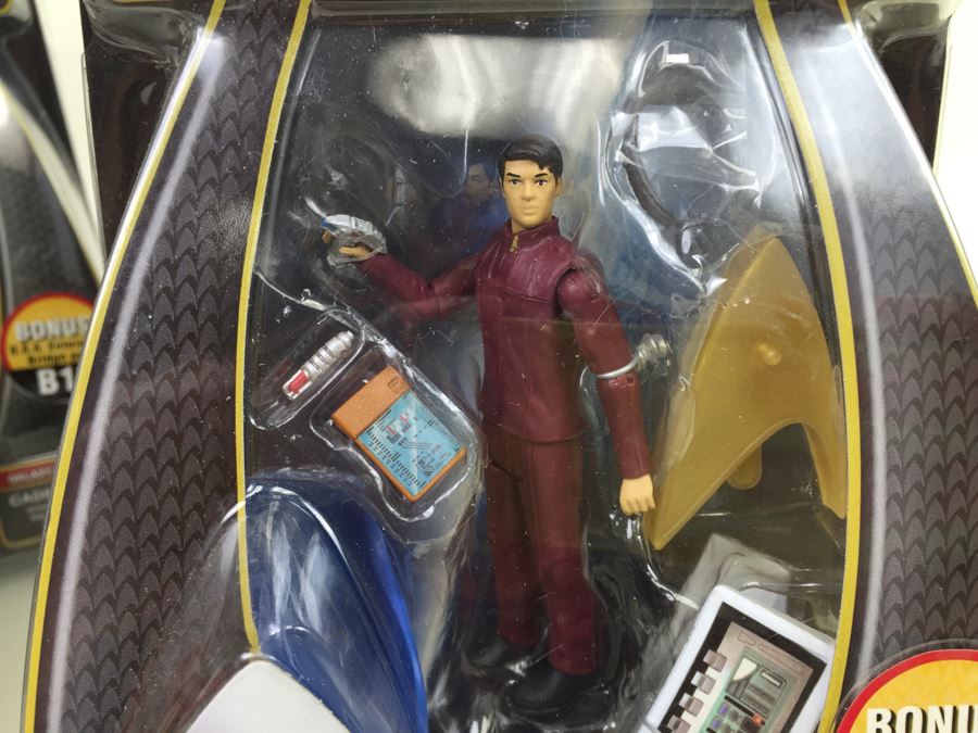 (9) STAR TREK Playmates Action Figures New In Packaging SPOCK, ORIGINAL SPOCK, CAPTAIN KIRK, + More From 2009 [Photo 24]