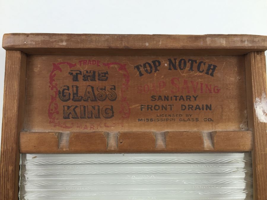 Vintage The Glass King Top Notch Soap Saving National Washboard Co No. 865 [Photo 2]