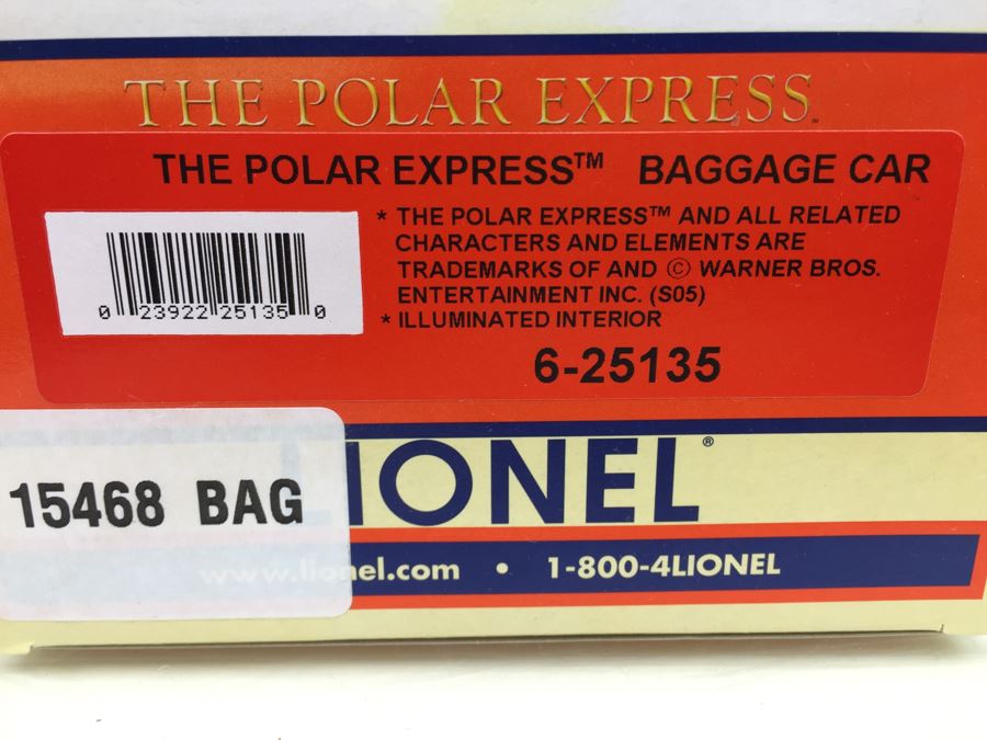 Pair Of LIONEL Trains 'The Polar Express' Polar Express Baggage Car 6-25135 And The Polar Express Diner Car 6-25134 From 2005 [Photo 10]