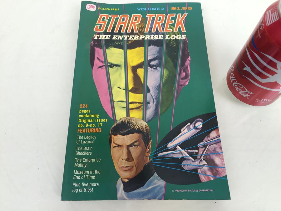STAR TREK The Enterprise Logs Golden Press Comic Book Volume 2 Vintage 1976 Paramount Pictures