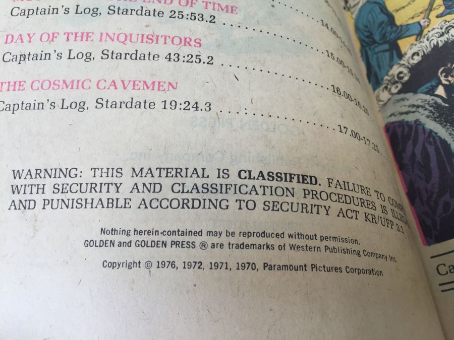STAR TREK The Enterprise Logs Golden Press Comic Book Volume 2 Vintage 1976 Paramount Pictures [Photo 8]