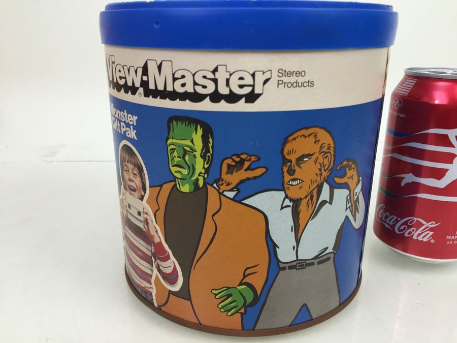 GAF View-Master 3D Monster Gift Pak Wolfman, Count Dracula, Frankenstein, Godzilla Vintage 1978 [Photo 5]