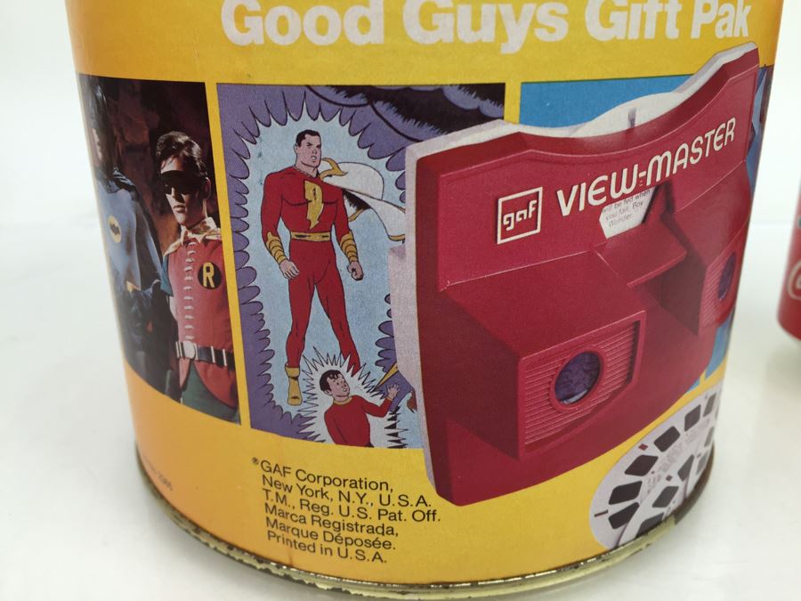 GAF View-Master 3D Good Guys Gift Pak Batman, Superman, Wonder Woman, Aquaman And Shazam Vintage 1976 DC Comics [Photo 3]