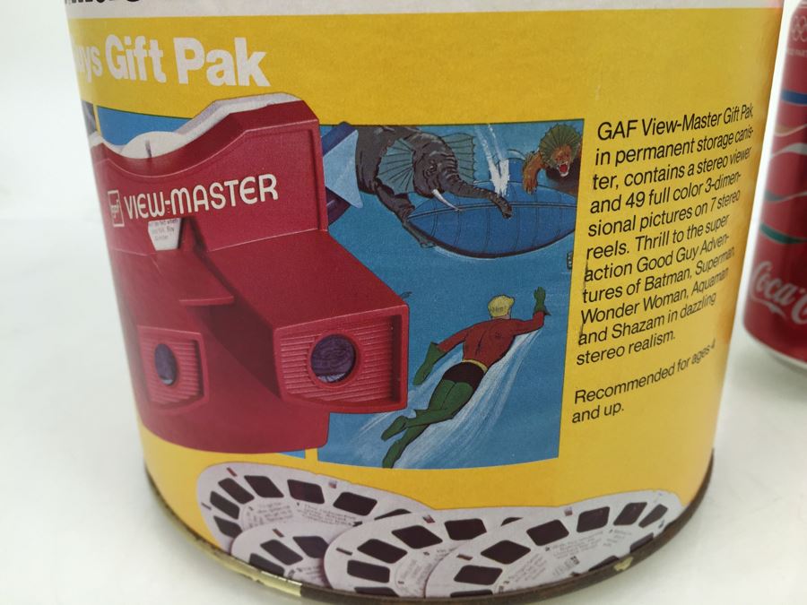 GAF View-Master 3D Good Guys Gift Pak Batman, Superman, Wonder Woman, Aquaman And Shazam Vintage 1976 DC Comics [Photo 8]
