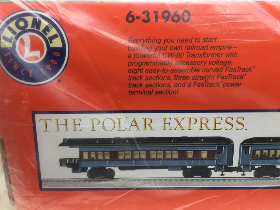 LIONEL Trains THE POLAR EXPRESS Train Set Factory Sealed 6-31960 Everything You Need Transformer, Tracks And Trains From 2004 Warner Bros. Movie [Photo 12]