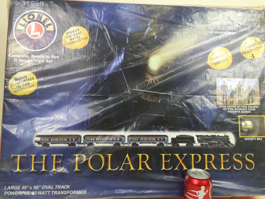 LIONEL Trains THE POLAR EXPRESS Train Set Factory Sealed 6-31960 Everything You Need Transformer, Tracks And Trains From 2004 Warner Bros. Movie [Photo 11]