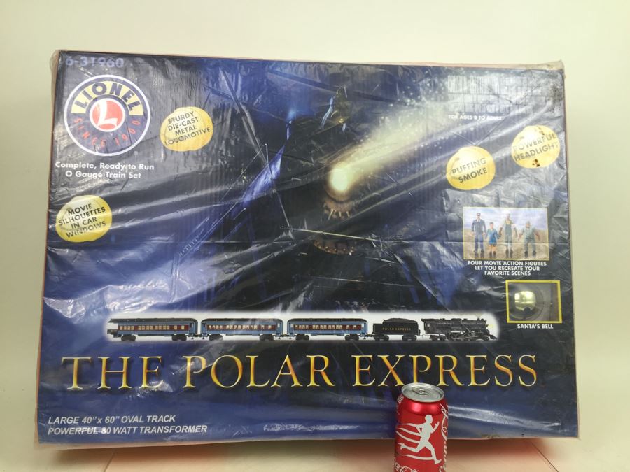 LIONEL Trains THE POLAR EXPRESS Train Set Factory Sealed 6-31960 Everything You Need Transformer, Tracks And Trains From 2004 Warner Bros. Movie
