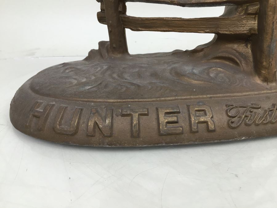 HUNTER 'First Over The Bridge' Fine Blended Whiskey Bar Liquor Store Advertising Display Hunter-Wilson Distilling Co Louisville, KY [Photo 2]