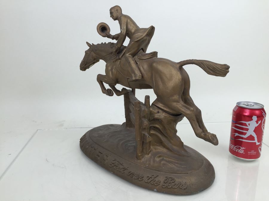 HUNTER 'First Over The Bridge' Fine Blended Whiskey Bar Liquor Store Advertising Display Hunter-Wilson Distilling Co Louisville, KY [Photo 13]